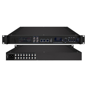 8/24/16 Channel <strong>DVB</strong>-<strong>S</strong>/S2 Modulator IP Stream Machine for <strong>IPTV</strong> Live Hotel Digital TV Front-End System H.264 Video RJ45 Web - Product Image 1