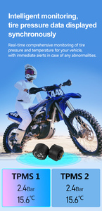 5.5 inch cảm ứng không thấm nước không dây Carplay Android động cơ tự động TPMS GPS navigation hiển thị xe máy Carplay màn hình - Product Image 4