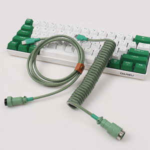 Keyboard Type c to Usb c Aviation Coiled <strong>Cable</strong> Keyboard Usbc Aviation Coiled <strong>Cable</strong> Coiled Usb c <strong>Cable</strong> - Product Image 2