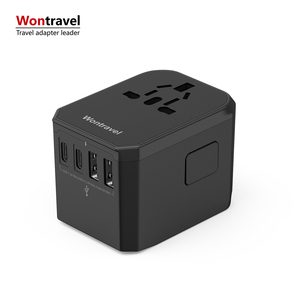 Wontravel 2 USB 3 C型电插头电源插座通用USB电源充电器转换器国际旅行适配器 - Product Image 2