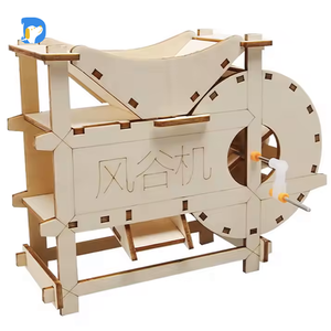STEAM Educational DIY Wooden Wind <strong>Valley</strong> Machine Science Engineering <strong>Toys</strong> for Homeschoolers Solar Function Learning Packaged Box - Product Image 6
