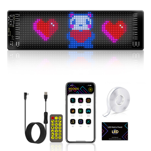 App Control LED Auto Schild USB Scrolling Nachricht Led Matrix Panel Light Benutzer definierte Digital anzeige für Werbe bildschirm - Product Image 5