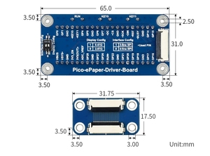 Roarkit 7.5inch E-Ink E-Paper Display HAT for <strong>Raspberry</strong> <strong>Pi</strong> 800*480 Resolution with Embedded <strong>Controller</strong>