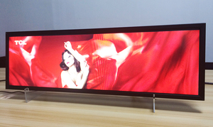 Pantalla de borde de estante ultra Monitor de publicidad de red Reproductor multimedia USB Señalización digital Barra estirada Pantalla LCD de publicidad - Product Image 5