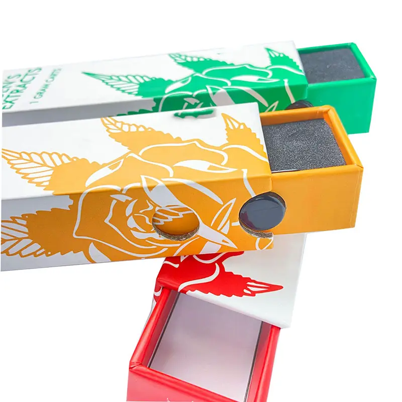 카트리지 카트 포장 맞춤화를위한 사용자 정의 로고 어린이 저항 서랍 종이 상자