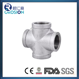 ท่อเกลียว4ทางทำจากสแตนเลส150lb BSP เกลียวข้ามเกลียว - Product Image 3