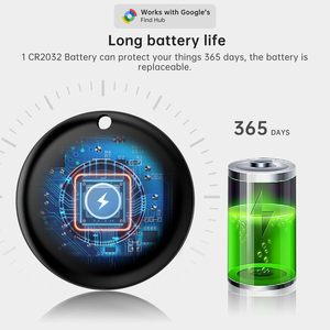 Android GPS Mini plástico <span class=keywords><strong>Pet</strong></span> <span class=keywords><strong>Tracker</strong></span> Tag 4-Pack IP67 impermeável Smart Air Tag | Bateria ultra longa | Funciona o Google Encontre meu dispositivo - Product Image 5