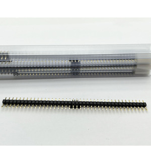 Hot-sale 2.54mm Pitch Pin <strong>Header</strong> H2.5mm Single Row 1x40Pin SMD SMT Right Angle Type Tube Packing Pin <strong>Header</strong> for PCB Connector