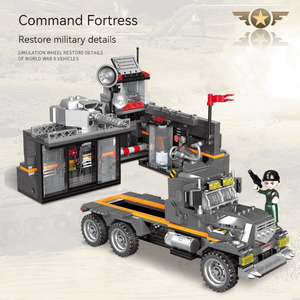 Xingbao 50022 Comando Vehículo Militar Juguetes de bloques de construcción militar fuerte Juguete construir bloques ejército para niños - Product Image 5