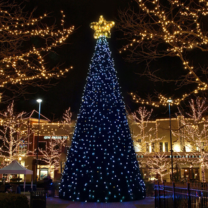 Ledemo 10ft 13ft 16ft 20ft 30ft50ftLedプログラム3Dジャイアント屋外人工モチーフライトデコレーションクリスマスツリーLEDライト付き - Product Image 1