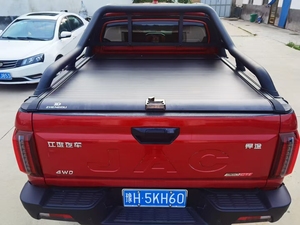 Roller Platte Tonneau Hoes Voor Pick-Up Truck Achterste Doos Gemakkelijk Push-Pull Installatie Duurzame Platte Staartdoos Omhulsel - Product Image 6