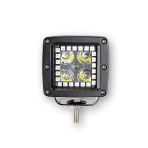 LedワークライトRGB4インチキューブワークライトポッド4x4オフロードドライビングライト12V - Product Image 1