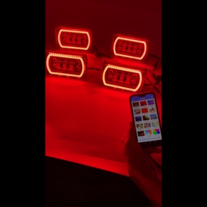 ไฟหน้า Led สี่เหลี่ยมขนาด4X6นิ้ว,ไฟ Led อัตโนมัติสำหรับรถยนต์4X6นิ้วไฟ RGB ทรงสี่เหลี่ยมขนาด4X6นิ้ว - Product Image 5