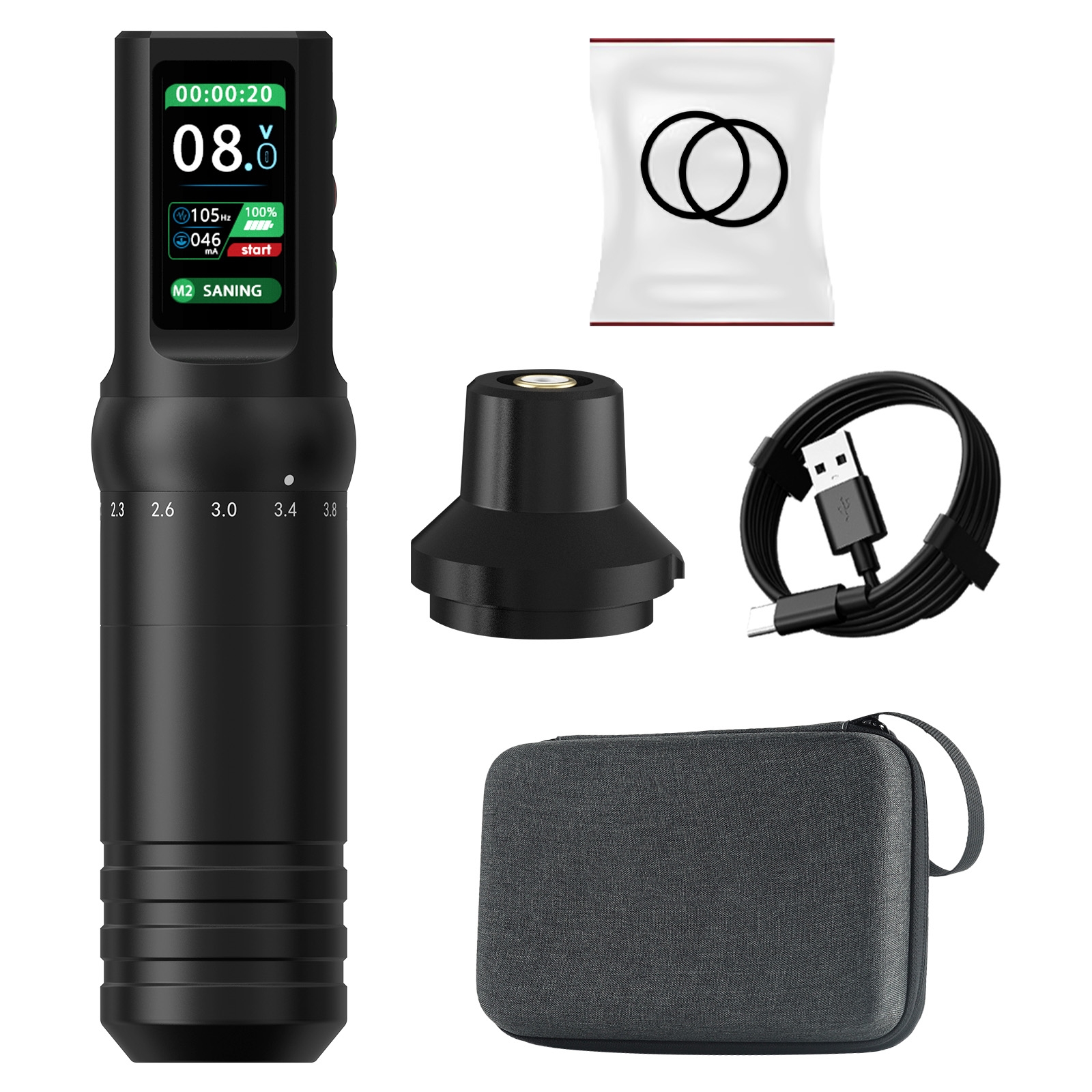 Black Single Battery