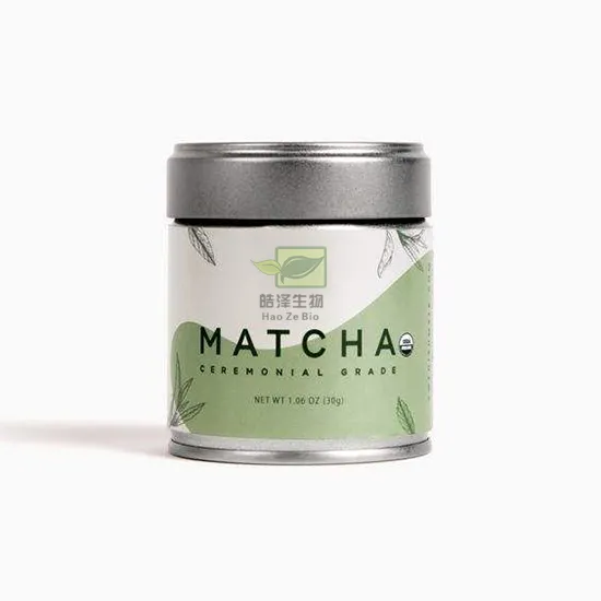 OEM-Matcha 30 g/50 g Dose Dose grüner Tee-Pulver mit Eigenmarke 6A zeremonieller Grad Matcha
