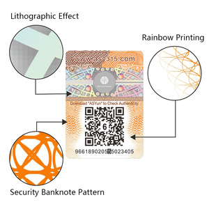 Custom Anti-counterfeiting 3D Holographic Labels QR <strong>Code</strong> Security Hologram Sticker - Product Image 4
