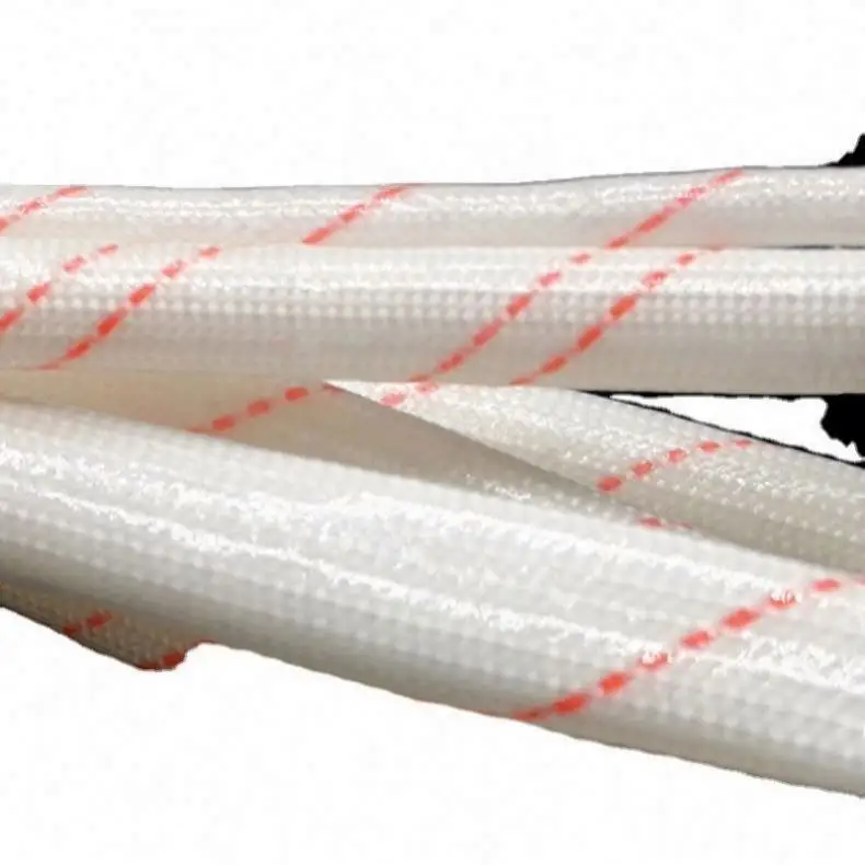 Luva de proteção trançada para cabos de PVC e fibra de vidro de silicone 18mm