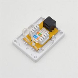 Ethernet <span class=keywords><strong>RJ45</strong></span> Cat6 Cat5 cổng kép bề mặt gắn kết - Product Image 4