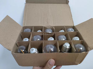 Dekoratif filament ampul plastik S14 ampul için su geçirmez şerit ışık E27 110V 1W 24V 2W veranda dize için - Product Image 3