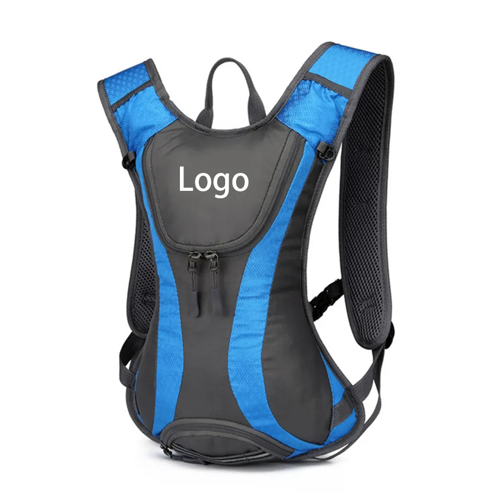 Wholesale customize logo waterproof 5L water carrier cycling camping pack hydration bag backpack with water bladder
