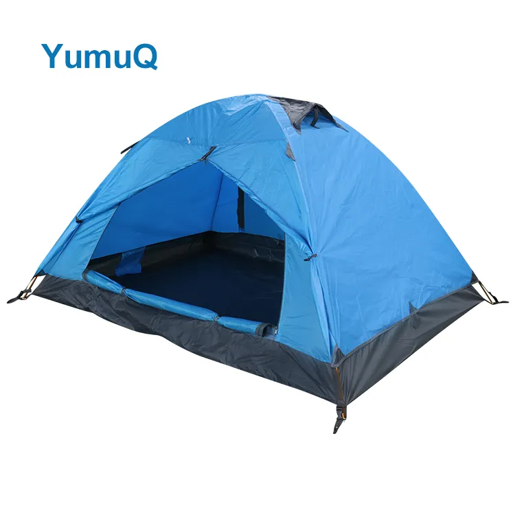 YumuQ 210cm 20D 옥스포드 PU3000mm 방수 2 인용 캠핑 배낭 등산 하이킹 초경량 텐트