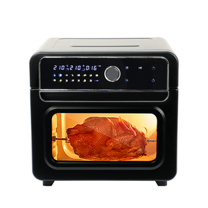 Horno de freidora de aire con pantalla LCD digital de 30L con asador, 16 modos preestablecidos con temporizador y control de temperatura, puerta de vidrio doble - Product Image 4