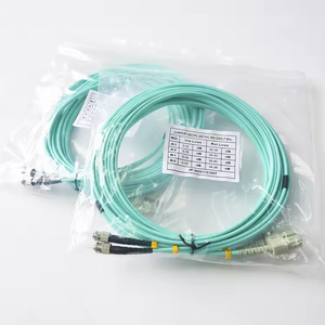 シンプレックスデュプレックスPVCLSZH屋内OM3 OM4 0.9mm 2.0mm 3.0mm ST UPC SC LCFCマルチモード光ファイバーピグテールジャンパーパッチコードケーブル - Product Image 4