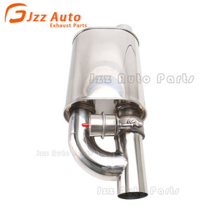 Otomatik performans 2.5 "giriş çıkış Valvetronic egzoz susturucu İpuçları evrensel Valved cuvalve paslanmaz çelik susturucular vana ile - Product Image 2