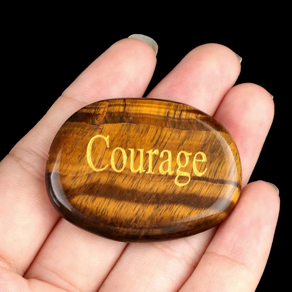 Yellow Tiger Eye stone-Courage