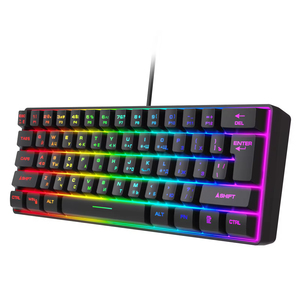 Professional <strong>Mechanical</strong> <strong>Keyboard</strong> RGB Anti Ghosting USB <strong>Mechanical</strong> <strong>Keyboard</strong> for Home Game Wired Gaming <strong>Keyboard</strong> 61Keys - Product Image 5