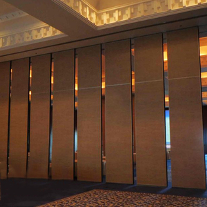 Nepal Acoustic Trượt Phân Vùng Nhôm Operable Panels Di Chuyển Phân Vùng Tường Với Cửa - Product Image 5
