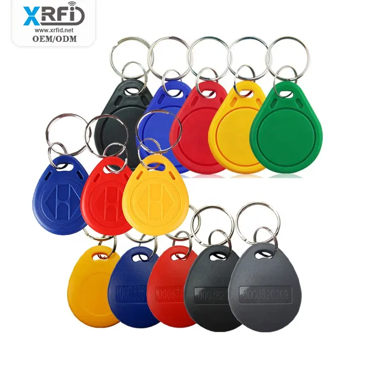 13.56MHz Fudan Re-Writable 1K RFID IC Key fob S50 Proximity ID Tag Keychain 