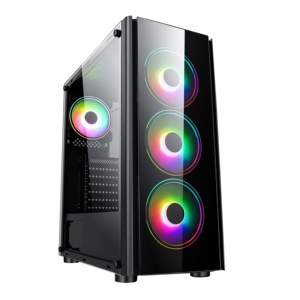 Fabrika oem odm 192-11 bilgisayar pc durumda RGB fan pc durumda oyun bilgisayarı gövde oyun şasi - Product Image 1
