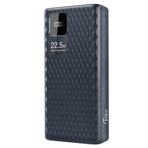 Konfulon Best Selling Products 2024 Power Bank 30000mah 22.5W <strong>Output</strong> Fast Battery Charger With LCD Display for Mobile Phone - Product Image 1