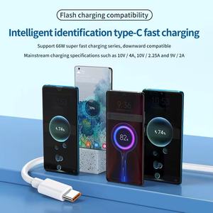 สายดาต้าชาร์จเร็วแบบสามในตัวเดียว3A แอนดรอยด์ & สำหรับ Apple (Type-C และ PVC ซิลิโคนเหลว) สำหรับโทรศัพท์มือถือที่ชาร์จ1.2แบบลากเดียว - Product Image 6