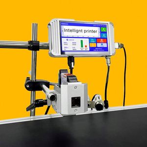 Chargen code Inkjet Mfg Exp Selbst färbender Drucker Datums codierung maschine und Tintenrad codierer Thermo-Tintenstrahldrucker-Codier maschine - Product Image 1