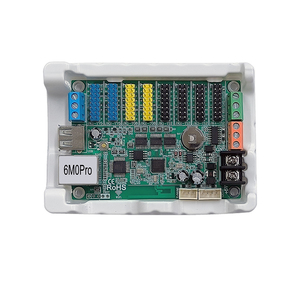 El puerto de red de la pantalla de visualización a color simple y doble LED envía una tarjeta de control de clúster remoto inalámbrico - Product Image 1