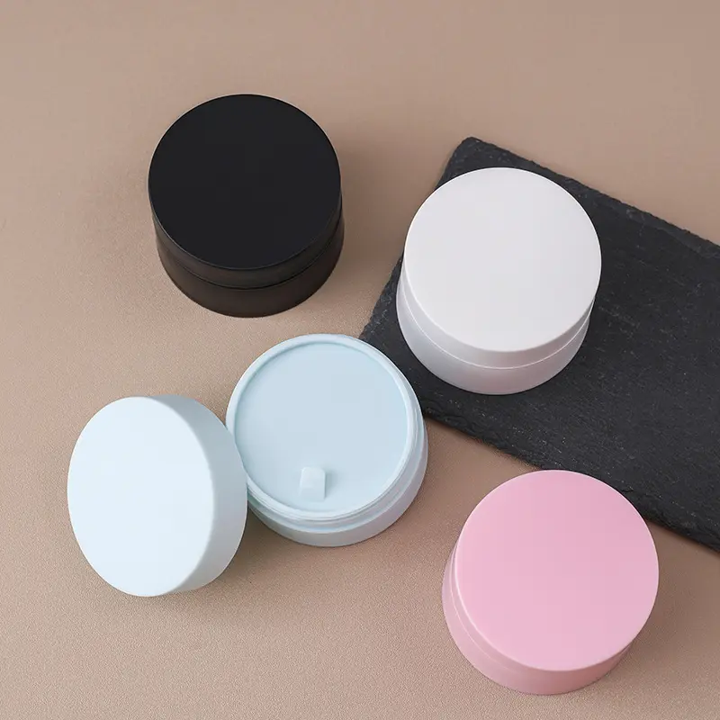 Wholesale Free samples 5 g 10 ml 15 gram 30 ml 50 g 100 g eco friendly face cream packaging plastic PP cosmetic jar