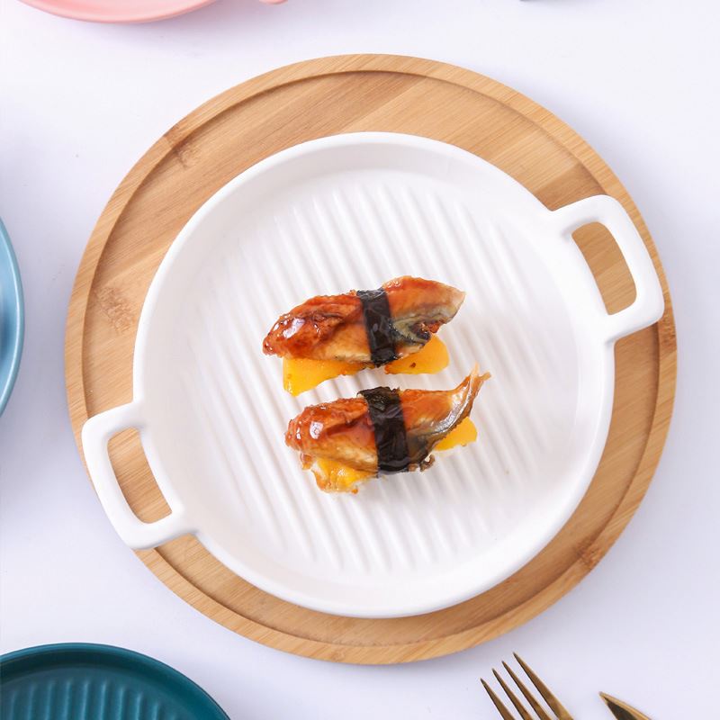 Zogifts家常菜西餐甜点烘焙器皿骨瓷餐盘套装装饰餐盘餐盘设计 - Product Image 4