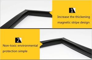 Groothandel Aanpasbare Deur Seal Pakking Met Magnetische Streep <span class=keywords><strong>Fridgefreezer</strong></span> Deur Kast Afdichtstrip - Product Image 6