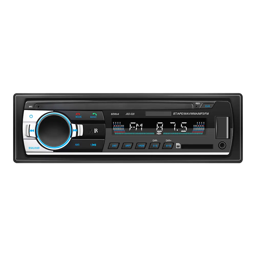 JSD-520 2din Auto Radio estéreo MP3 Player Android Auto estéreo tablero