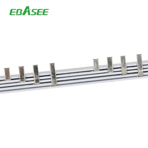 Copper <strong>Busbar</strong> for Circuit Breaker Pin Type Fork Type Mcb Connector Bus Bars - Product Image 1