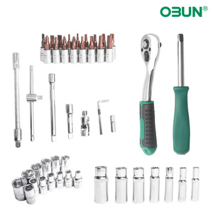 1/2 OEM özelleştirilebilir 1/4 ve sert çanta cırcır karışık araçları ile 53 parça oto tamir aracı kiti - Product Image 5