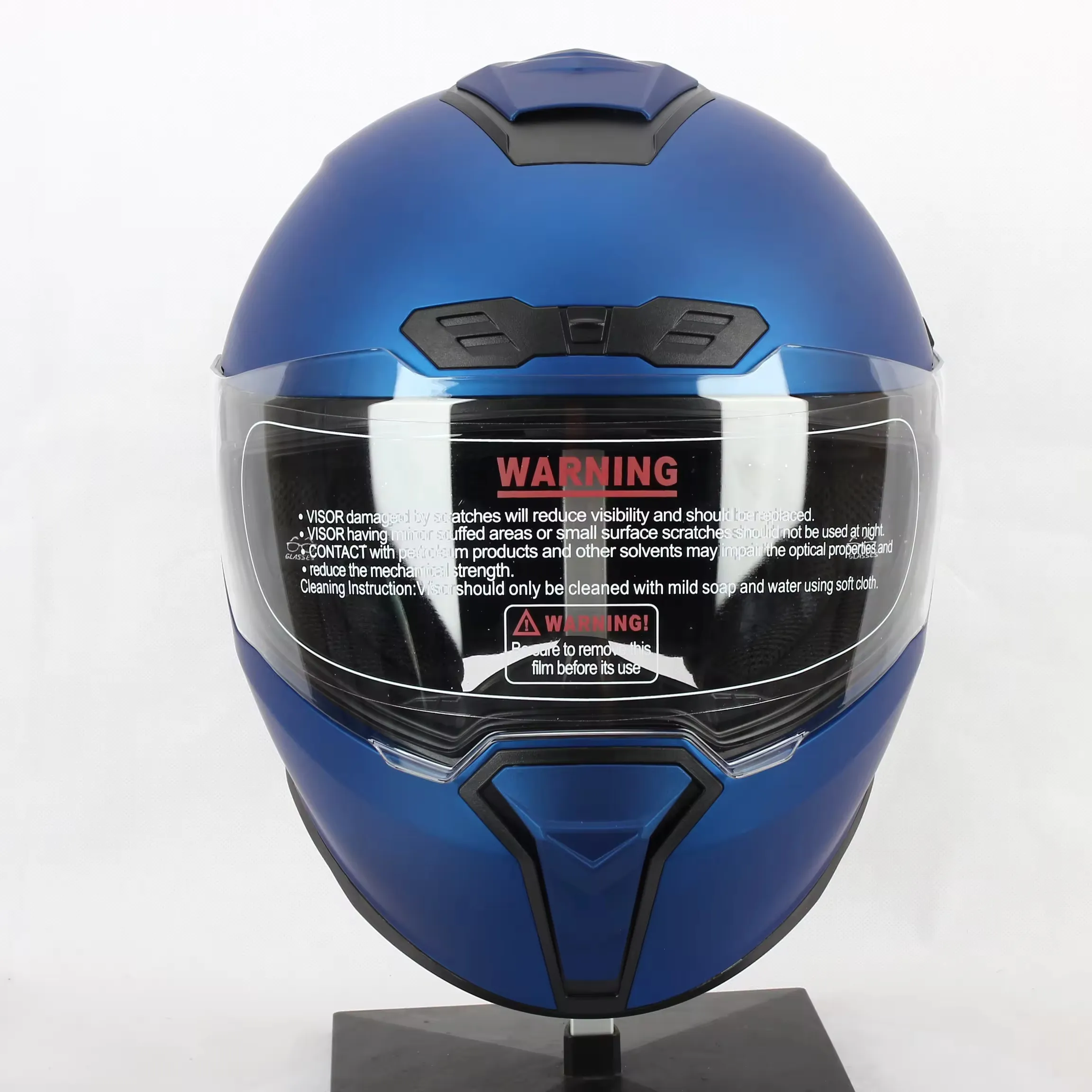 Casque de moto à double visière Casque intégral modulaire pour moto adulte Street Bike Moped Racing Helmet