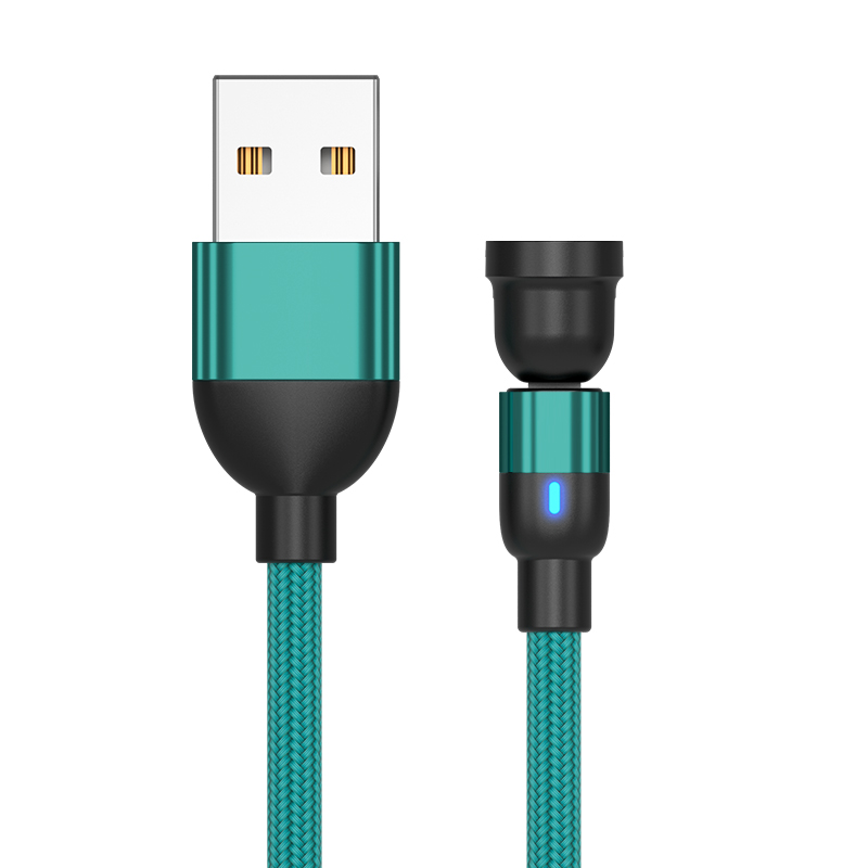 540° Câble USB - Longue Portée Lumineuse