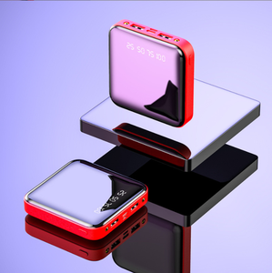Free Sample 10000mah Powerbanks 10000 Mah Portable Mobile <strong>Charger</strong> 2 Usb Mirror Mini Power Bank for <strong>All</strong> Phone - Product Image 5