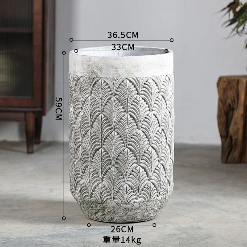 Diámetro interior 33 cm - Estilo hoja de arce alta - Grande
