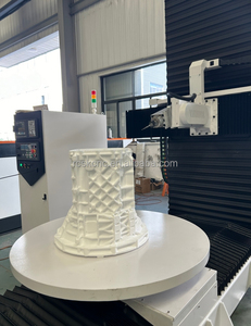 Máquina de grabado de enrutador CNC 3D de 5 ejes 1525 para yeso de espuma Eps escultura de piedra de madera tallado Syntec Richauto Control DSP - Product Image 6