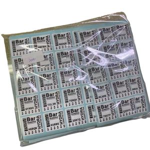 Benutzer definierte gedruckte variable QR-Code-Etiketten Vinyl-Aufkleber Barcode-Aufkleber Vinyl-Kleber QR-Code gestanzte Aufkleber Aufkleber