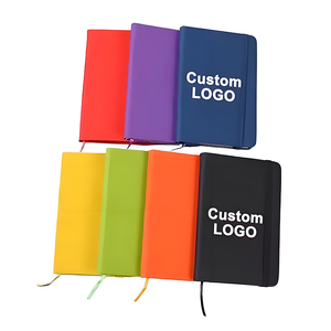 WSY Stock Wholesale <strong>Customized</strong> A5 Pu Journal <strong>Notebook</strong> Printed Brand Logo Diary Note Book PU Leather <strong>Notebook</strong> with <strong>Elastic</strong> <strong>Strap</strong> - Product Image 1